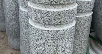 漳州 芝麻白花岗岩挡车柱、隔离柱多少钱