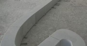 漳州 花岗岩整石坐凳拼装