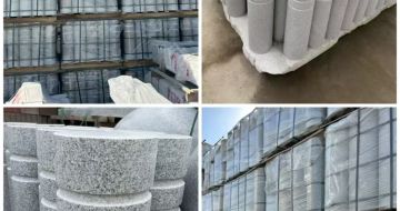 漳州 芝麻白花岗岩挡车柱、隔离柱多少钱