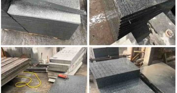 漳州 芝麻黑地铺石材