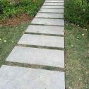 漳州 芝麻黑小区踏步、汀步石铺装效果