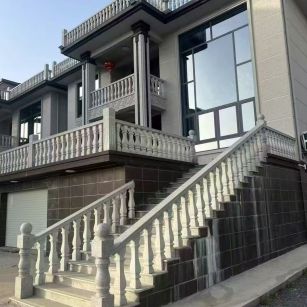 漳州 芝麻白别墅阳台栏杆，楼梯栏杆