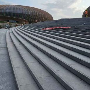 漳州 弧形整石台阶铺装效果图