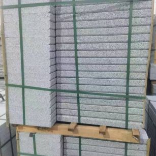 漳州 5公分芝麻白，倒斜角，室外楼梯踏步