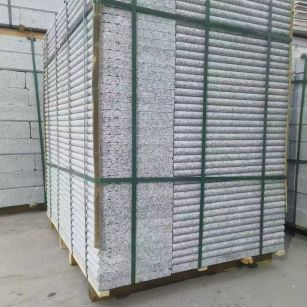 漳州 芙蓉白3公分厚磨圆边、拉槽，楼梯踏步