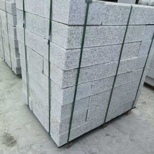 漳州 芙蓉白火烧两面路沿石