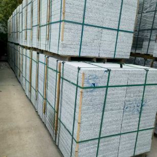 漳州 大花芙蓉白火烧成品，市政园林广场地铺石