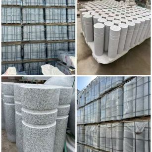 漳州 芝麻白花岗岩挡车柱、隔离柱多少钱