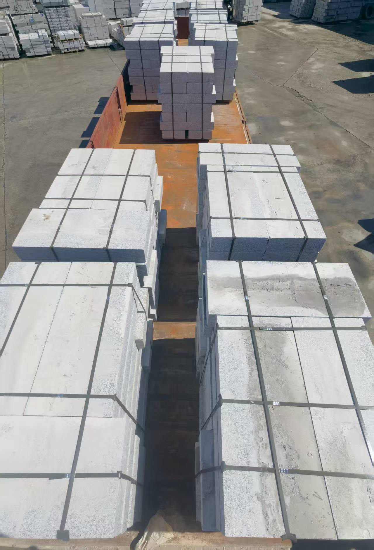 漳州 路沿石装车出货