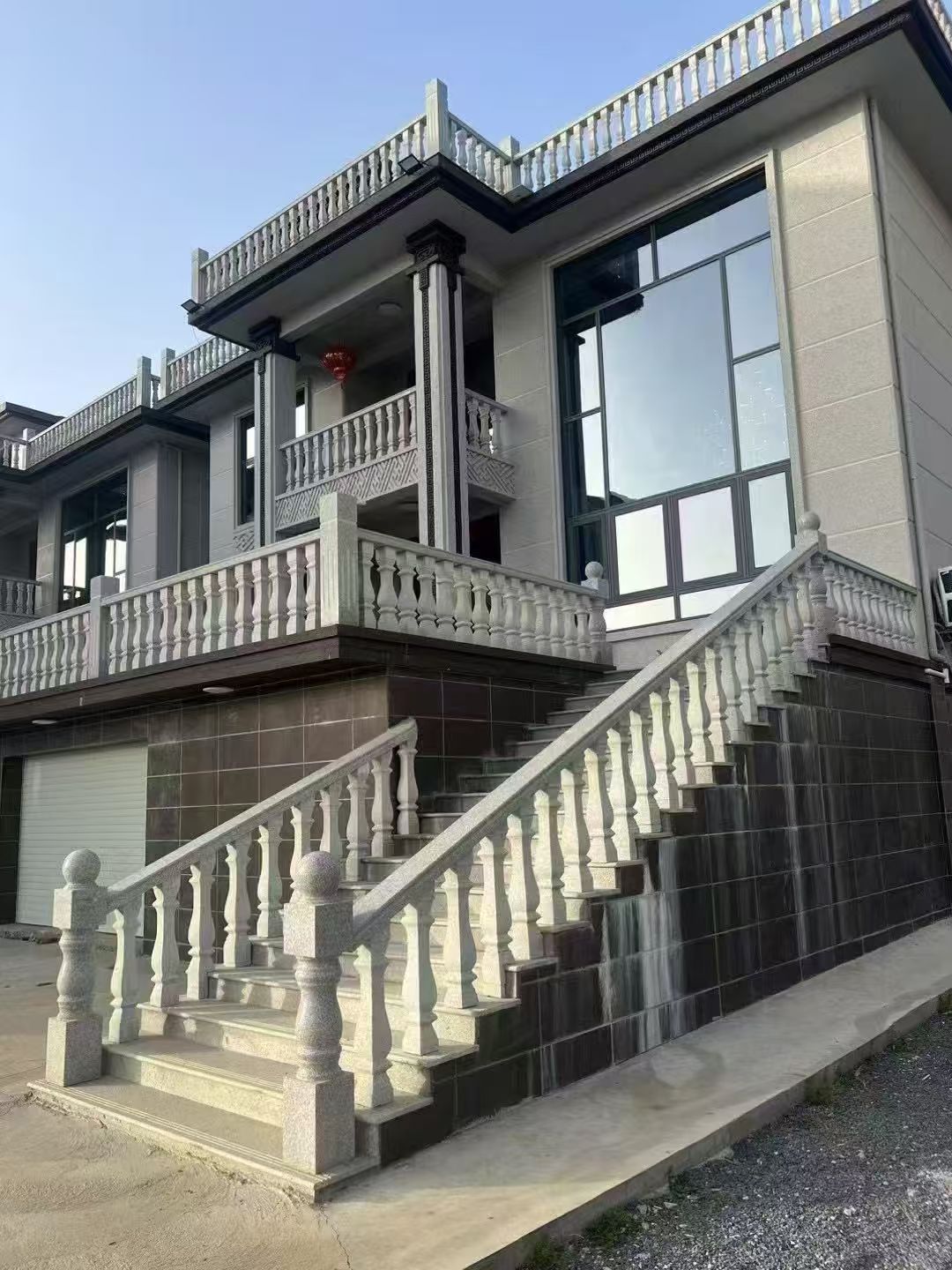 漳州 芝麻白别墅阳台栏杆，楼梯栏杆