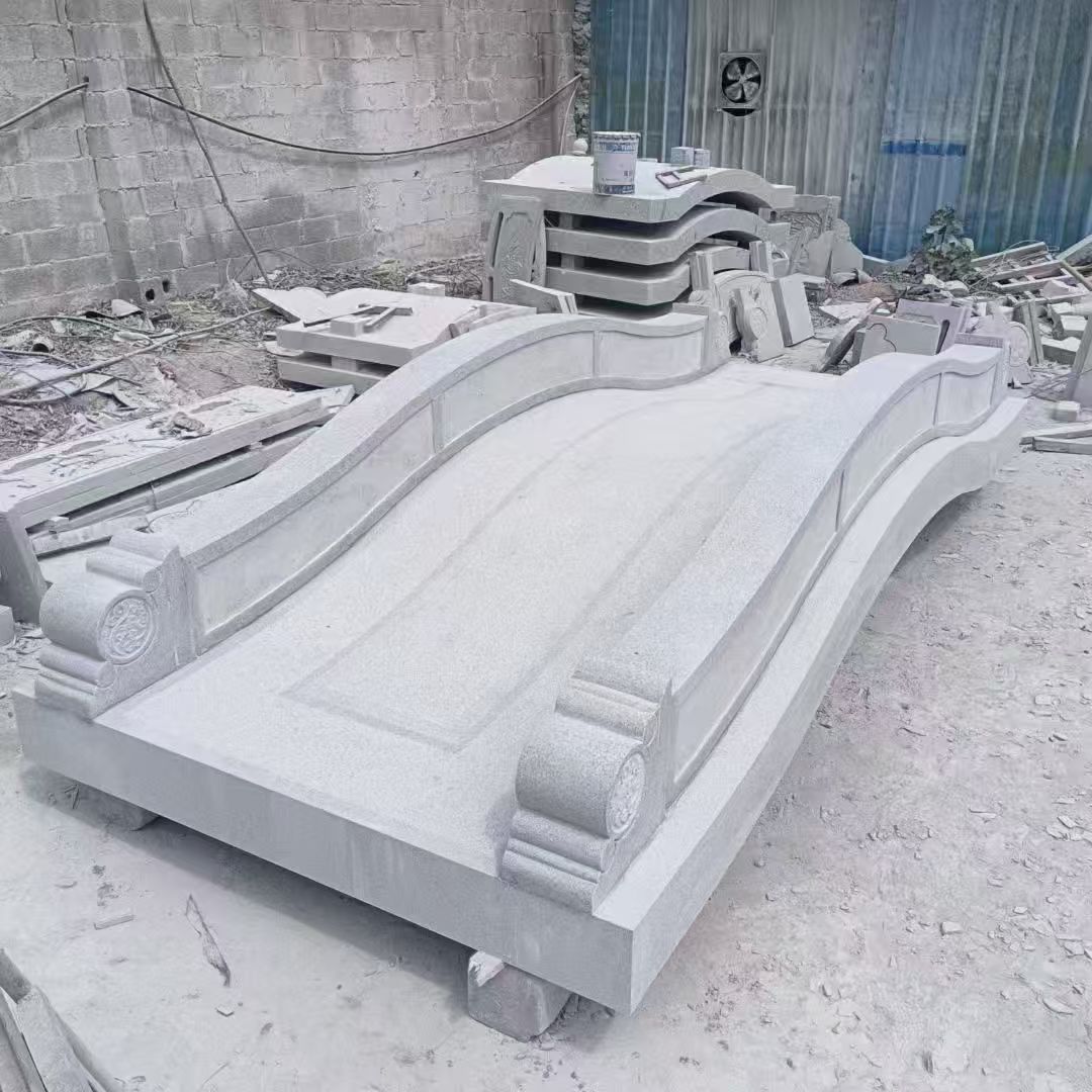 漳州 芝麻灰花岗岩园林景观 小石桥