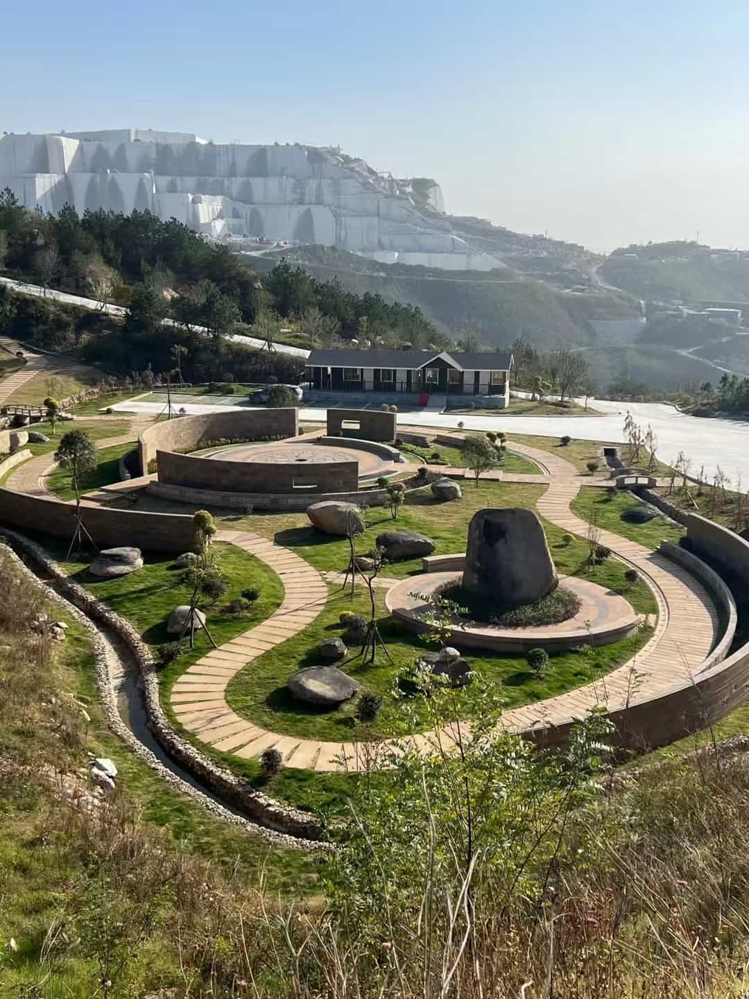 漳州仿古石铺装整体效果