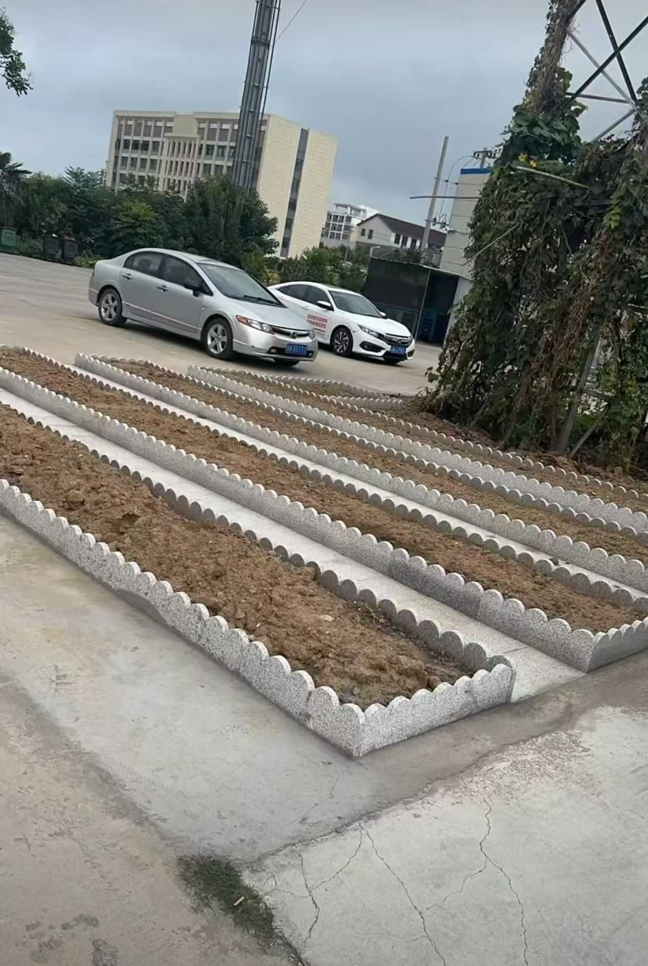 漳州 花边石、花围石、花园石安装效果