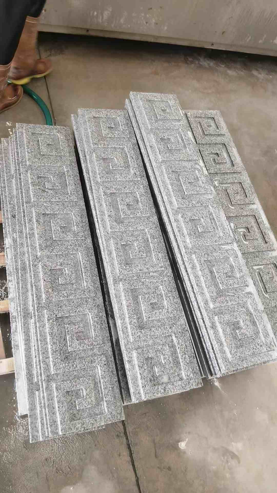 漳州 别墅回纹线条，雕刻