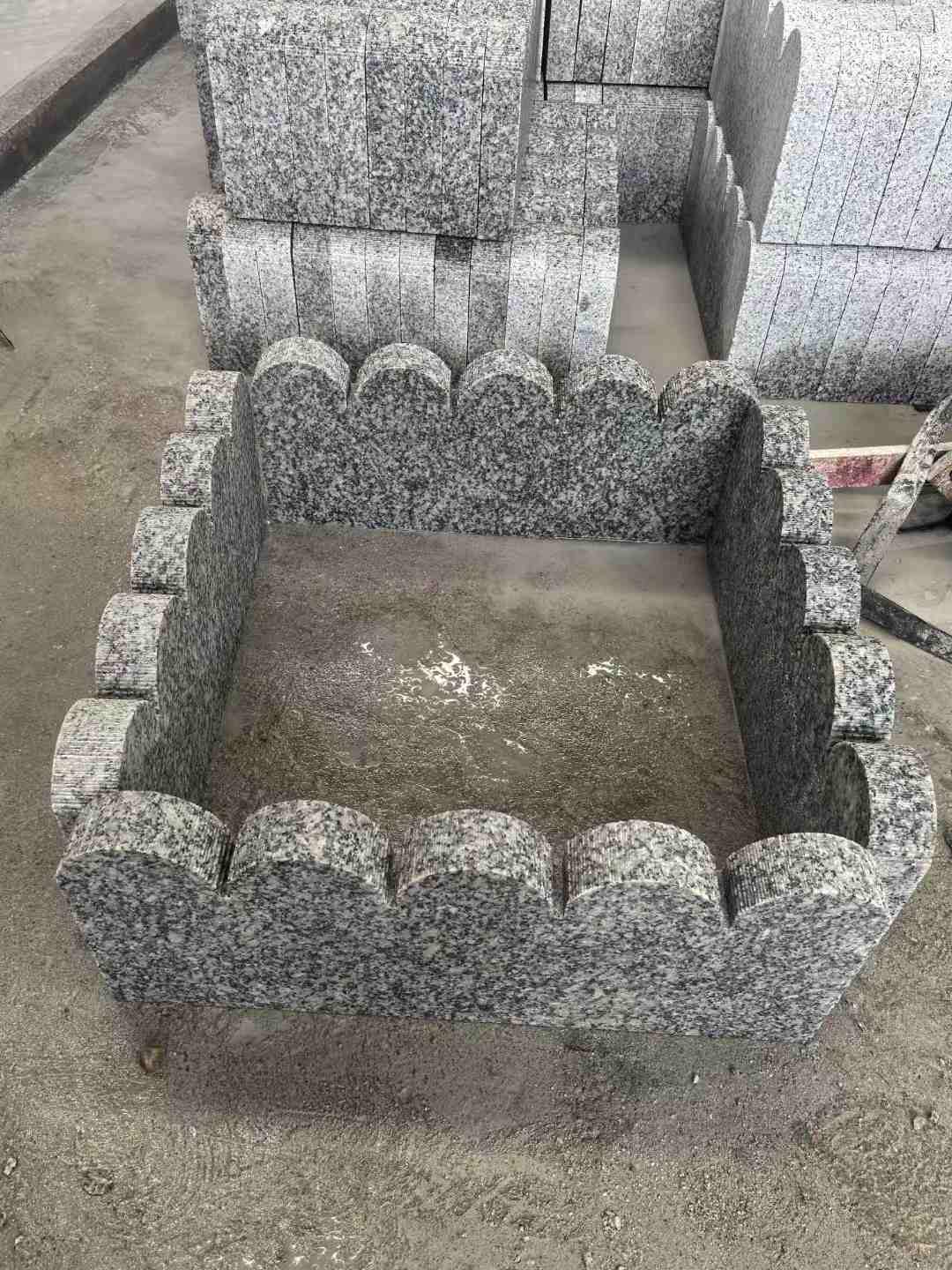 漳州 花边石、花坛围栏石、花池界石、菜园栅栏石、镶边石、波浪状界石介绍