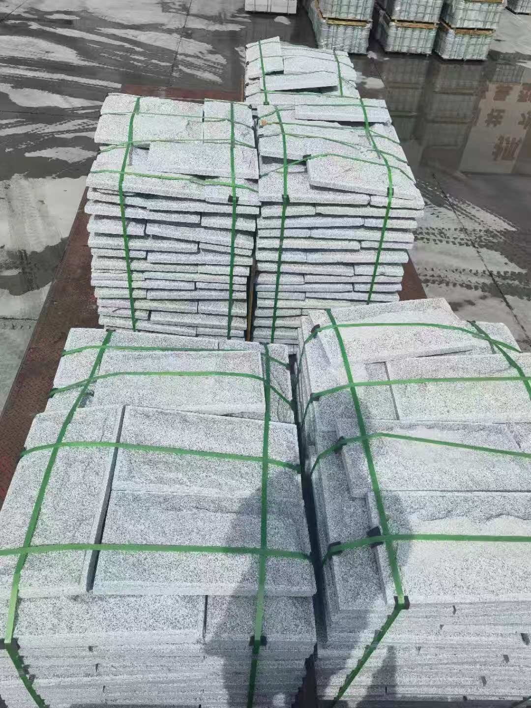 漳州 芝麻白蘑菇石装车出货