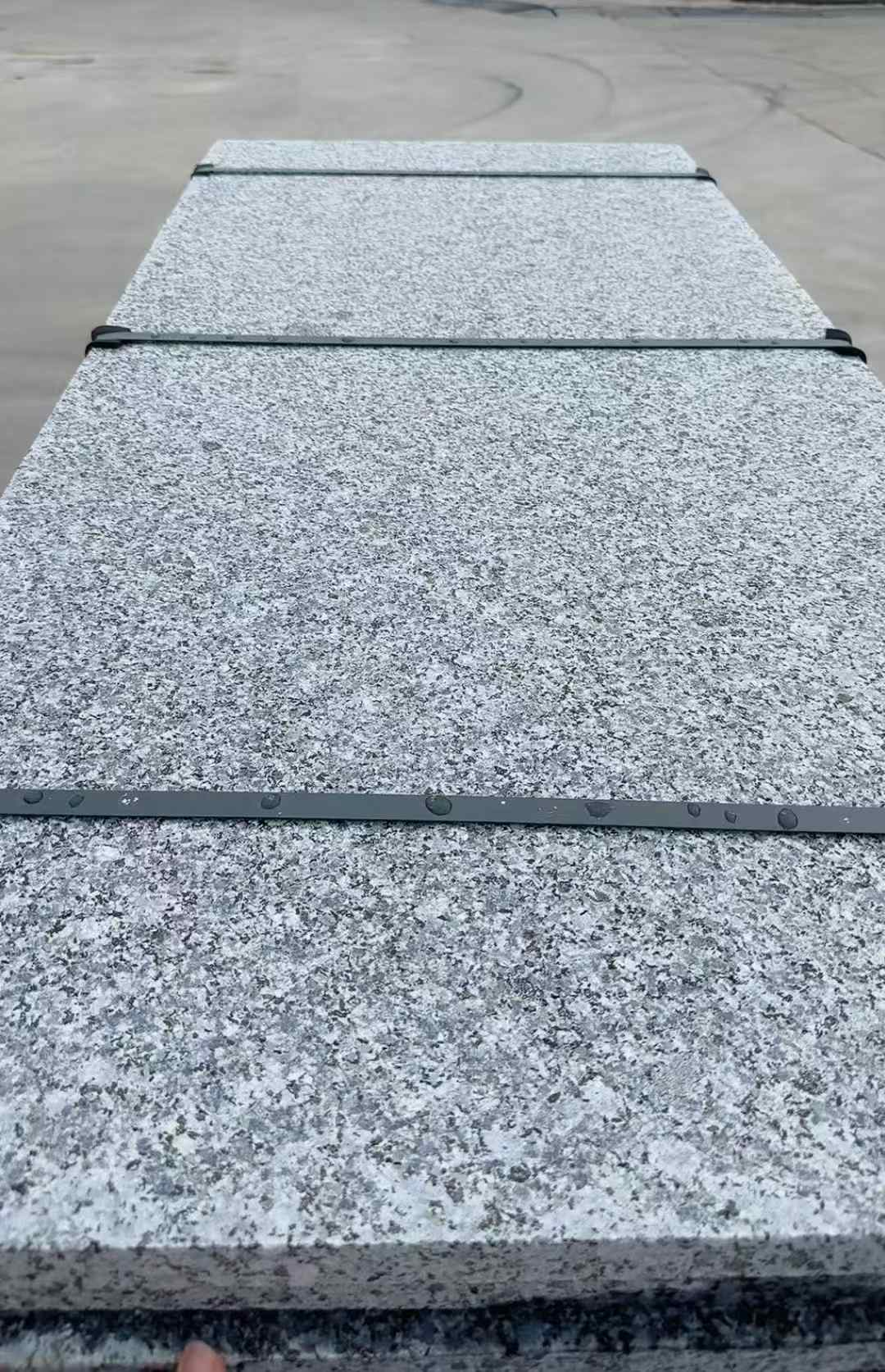 漳州 芝麻黑火烧面毛板，条板，半成品