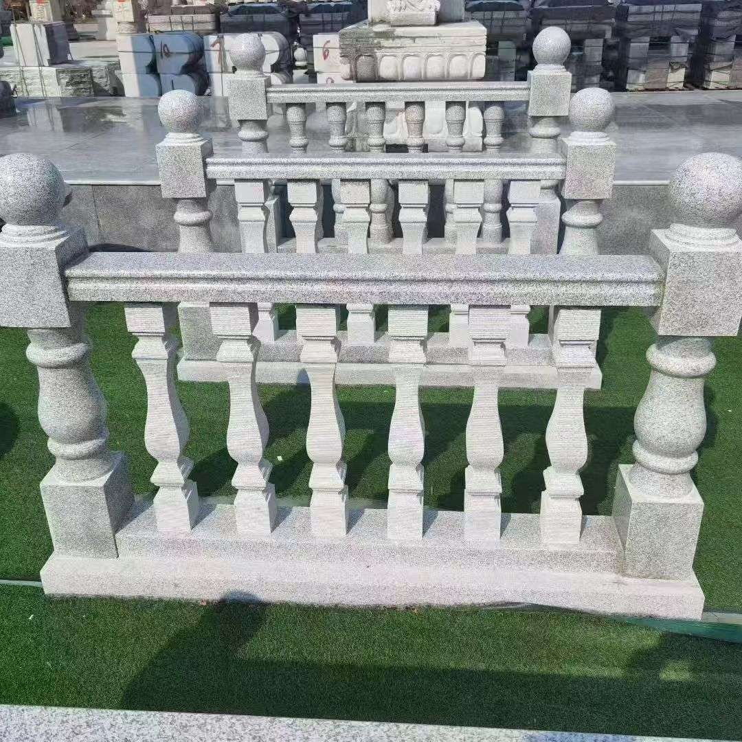 漳州 别墅石材栏杆特写